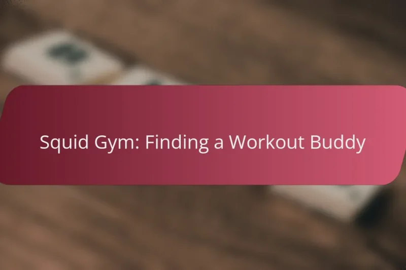 Squid Gym: Finding a Workout Buddy