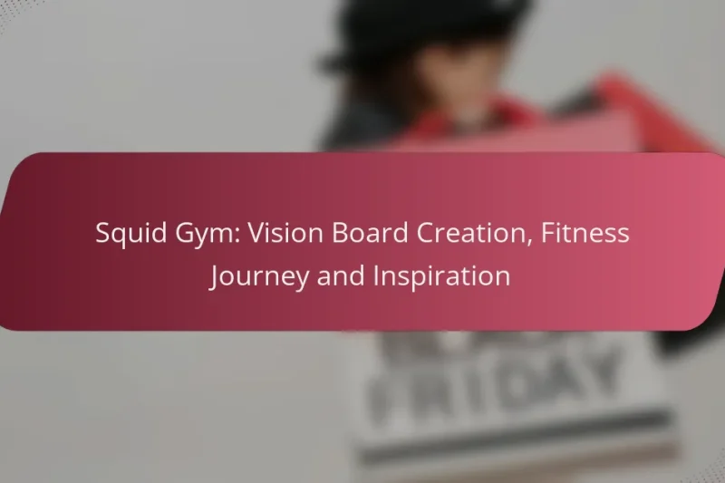 Squid Gym: Vision Board Creation, Fitness Journey and Inspiration
